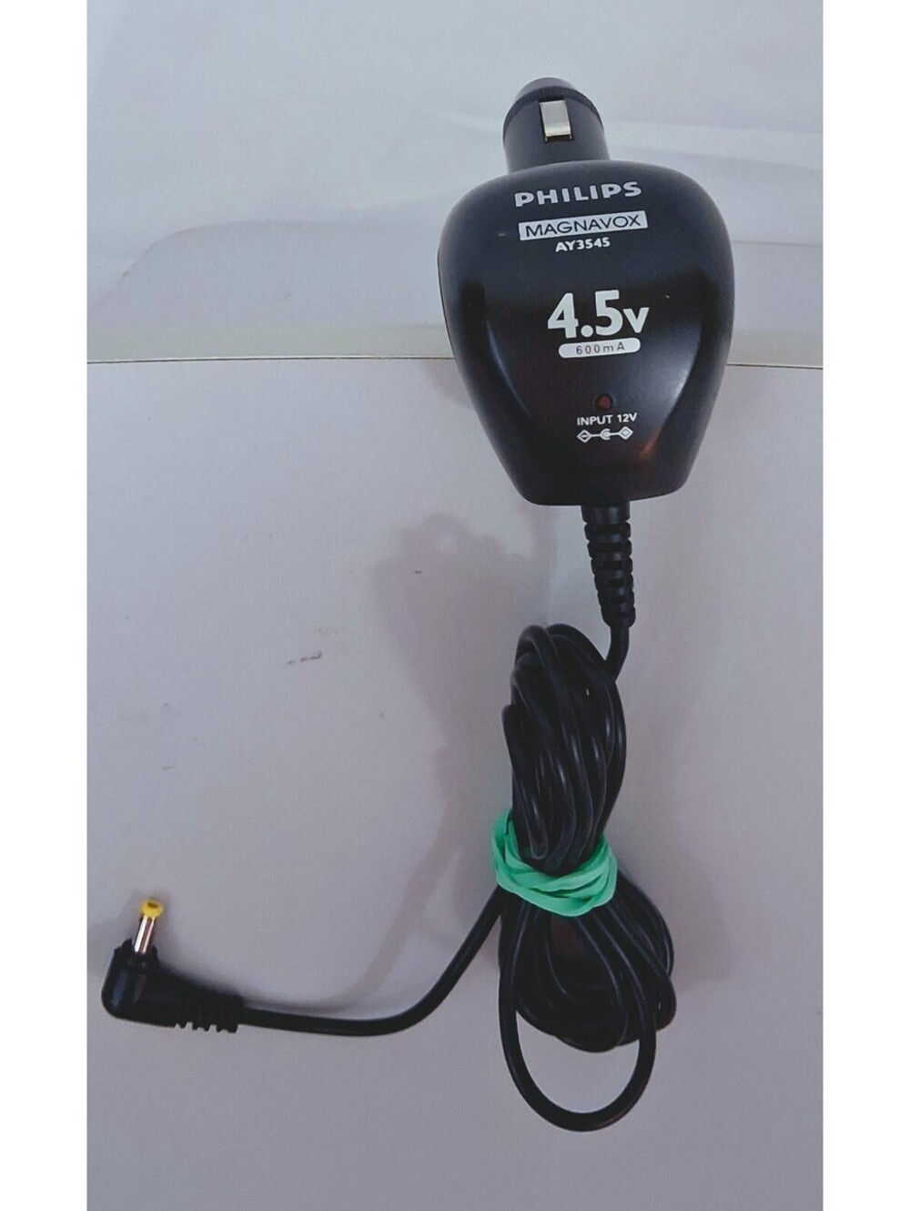 OEM Philips Magnavox AY3545 12V Car Power Adapter 4.5V 600mA